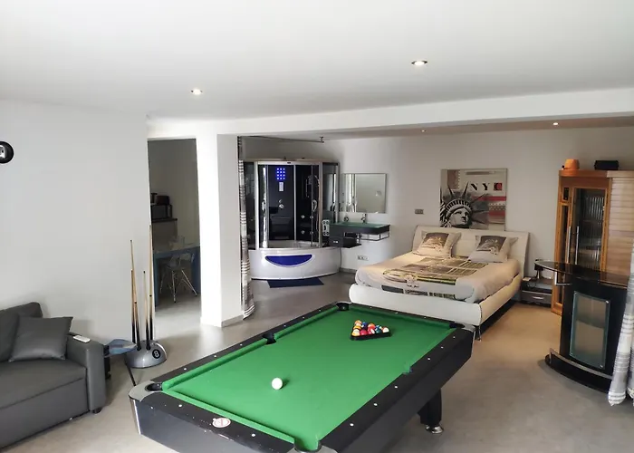 Loft Zen Spa Balneo Parking Gratuit Sauna Hammam Billard