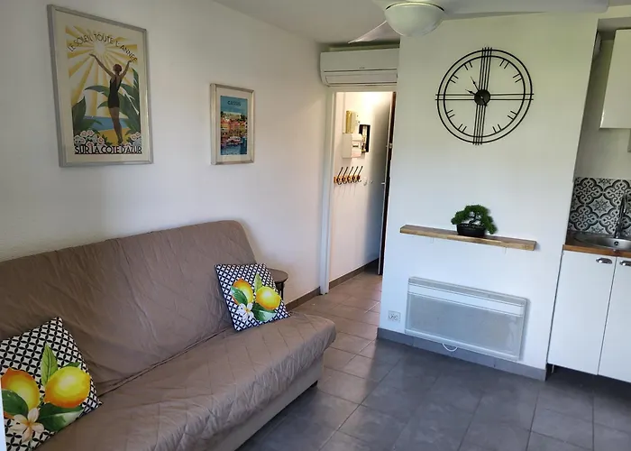 Appartement Résidence Le Miroir de la Mer - Vue Mer De 20m2 à Saint Aygulf