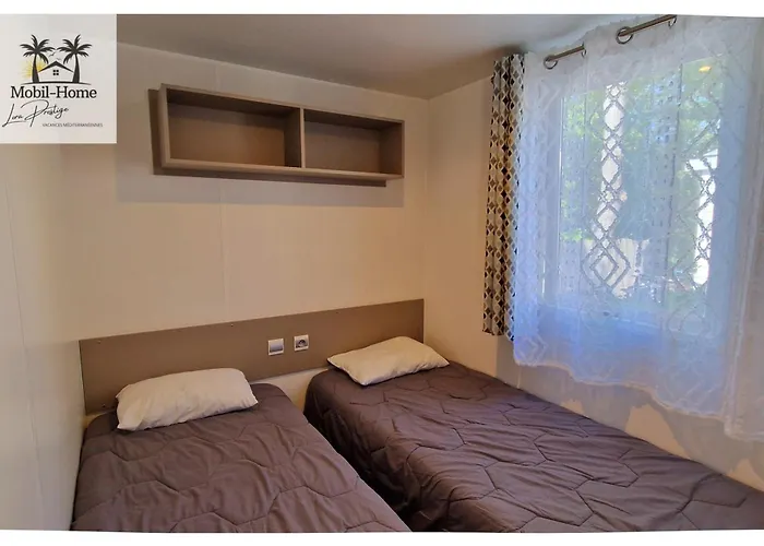 Mobil-home 3 chambres aux Sables du Midi à Valras-Plage