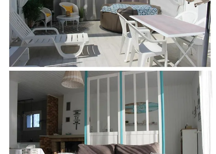 GITE AVEC SPA ENTRE FORET ET PLAGE - Ambiance Bord de Mer