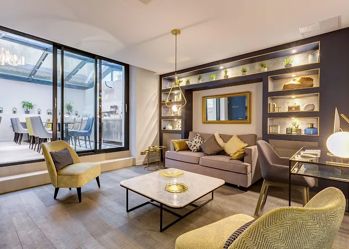 Hôtel central: Jardin de Villiers