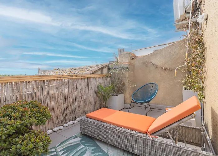 Central Narbonne With Rooftop Terrace
