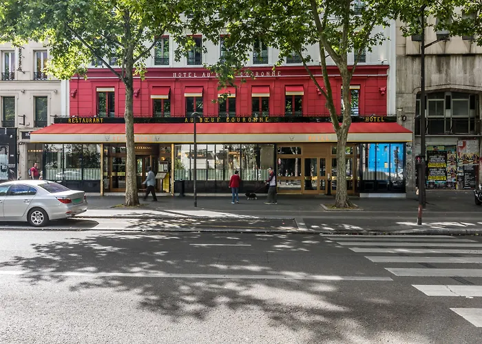 Hôtel de plage: Hotel Restaurant Au Boeuf Couronné