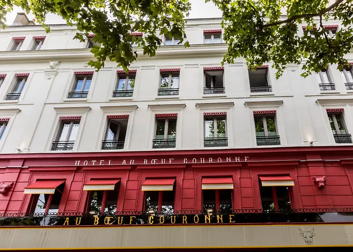 Hôtel de plage: Hotel Restaurant Au Boeuf Couronné