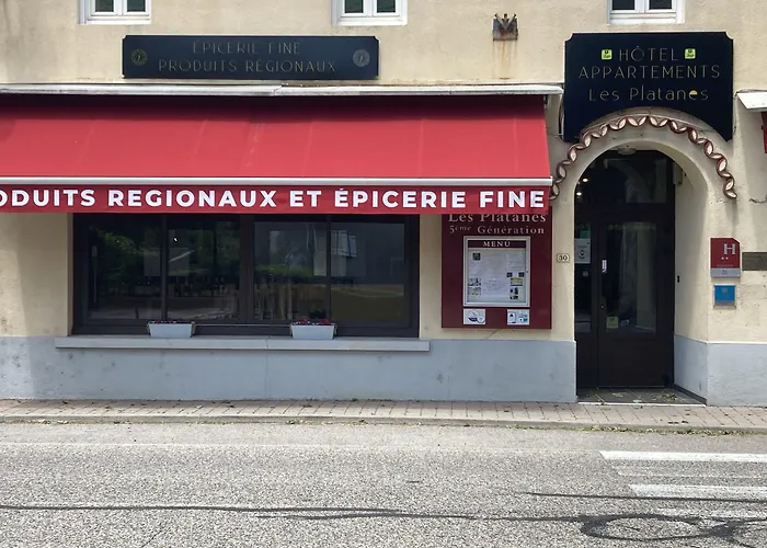 Hôtel et appartements les platanes
