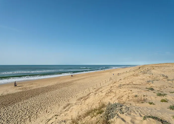Appartement à Mimizan Plage pour 4 pers, face à l'océan, balcon, parking, ménage inclus - FR-1-50-120