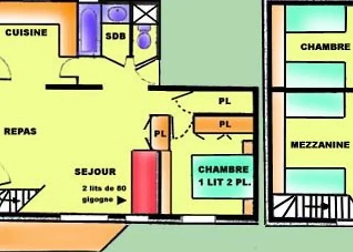 Superbe duplex avec balcon, terrasse et garage, 3 chambres, internet - FR-1-342-222