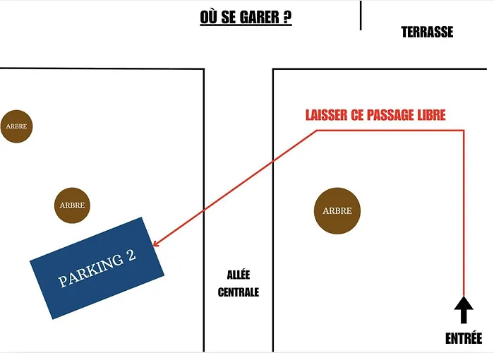 Ravissante suite avec parking sur place.