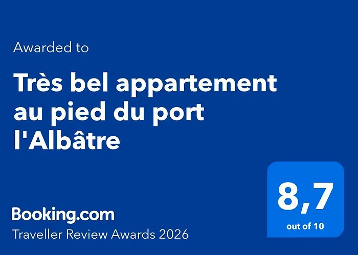 Très bel appartement au pied du port l'Albâtre