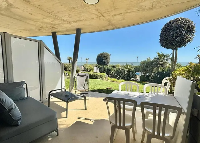 Appartement 2-6 pers, jardin, plage, piscine, parking, animaux admis - FR-1-194-223