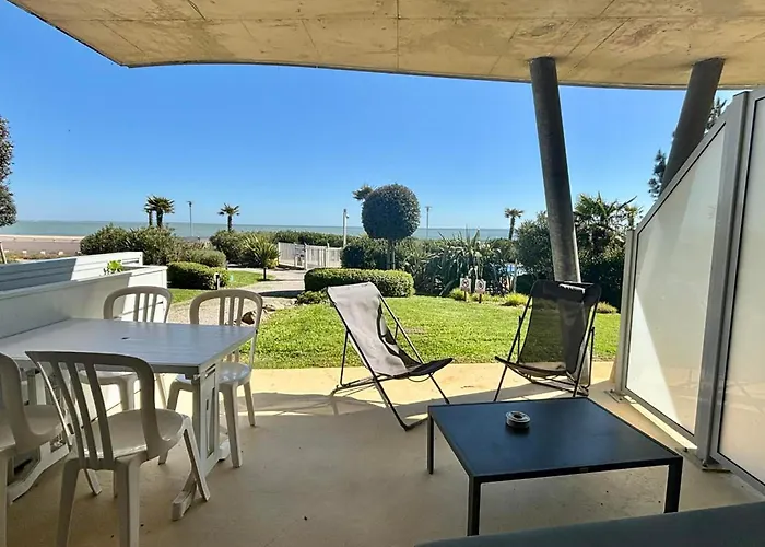 Appartement pour 4 pers avec terrasse, jardin, piscine et accès plage - Animaux admis - FR-1-194-218