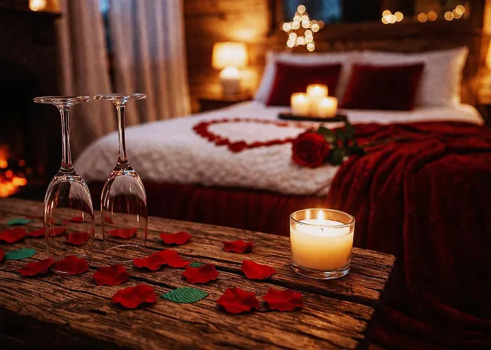 Le Chalet romantique en montagne, SPA, Écran cinéma, Lit king size, day use, 5min centre