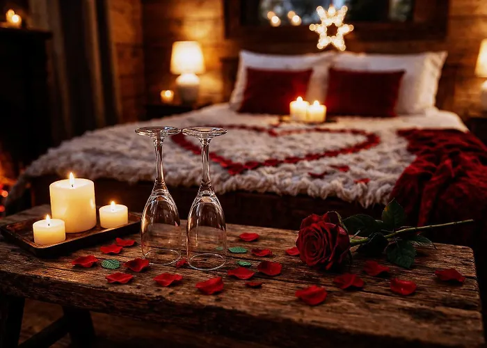 Le Chalet romantique en montagne, SPA, Écran cinéma, Lit king size, day use, 5min centre