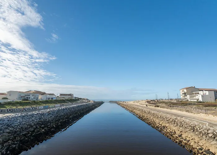 Appartement à Mimizan Plage pour 4 pers, face à l'océan, balcon, parking, ménage inclus - FR-1-50-120