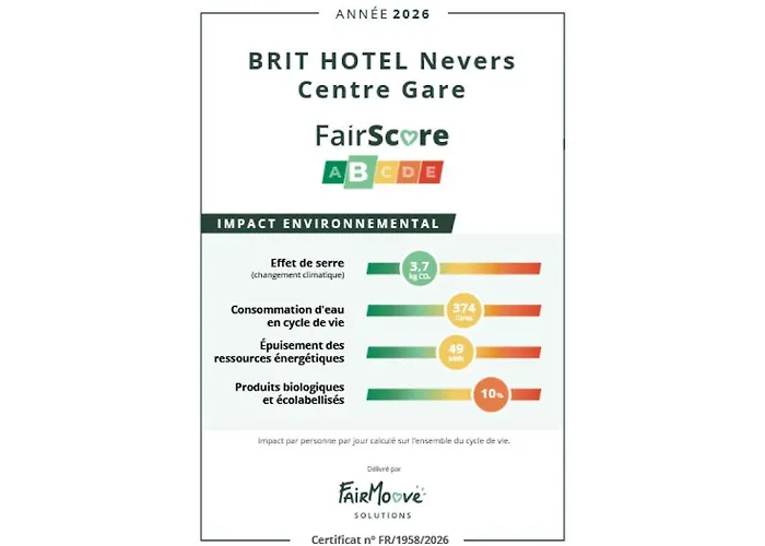 Hôtel pour familles: The Originals City, Hôtel Nevers Centre Gare (Inter-Hotel)