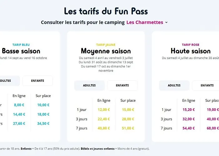 - Mobilhome Camping Les Charmettes - Fun Pass Non Inclus -