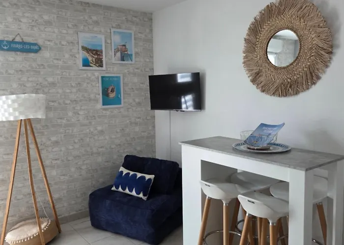 studio presqu'île Fouras proche de la plage parking privé
