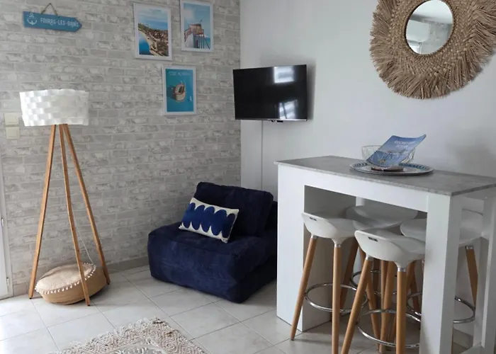 studio presqu'île Fouras proche de la plage parking privé