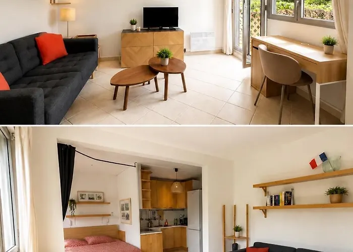 Appartement avec jardin au coeur de Saint-Tropez.