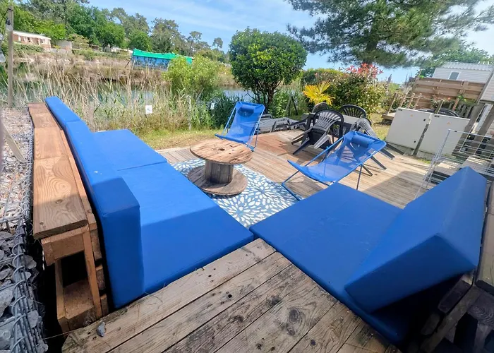 En bord d'eau - charmant Mobil-home climatisé - Cap ferret