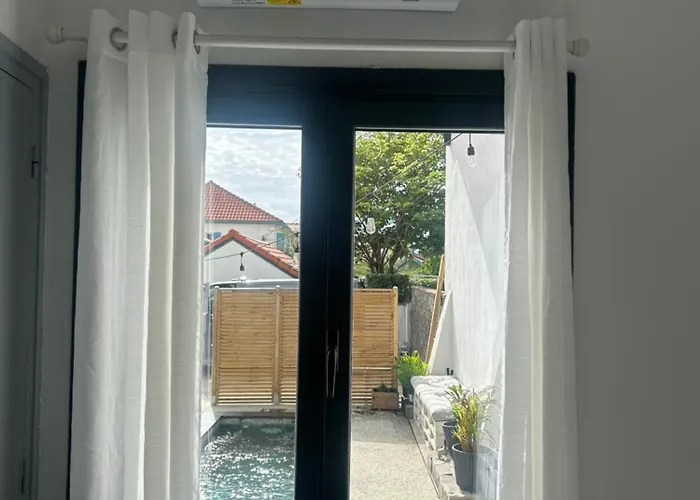 Surf lodge terrasse vue mer Capbreton