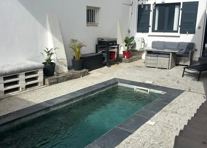 Surf lodge terrasse vue mer Capbreton
