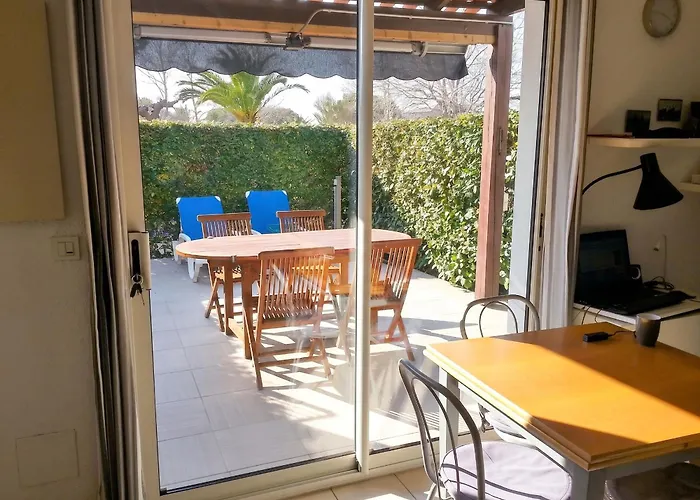 Maison confortable à Le Barcarès 33 m² avec piscine partagée