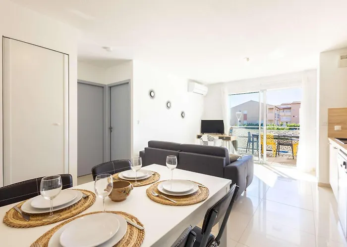 Agréable appartement pour 4 personnes à 150m de la plage