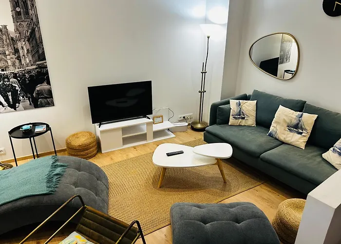 Grand appartement, 3 chambres, centre de Dieppe