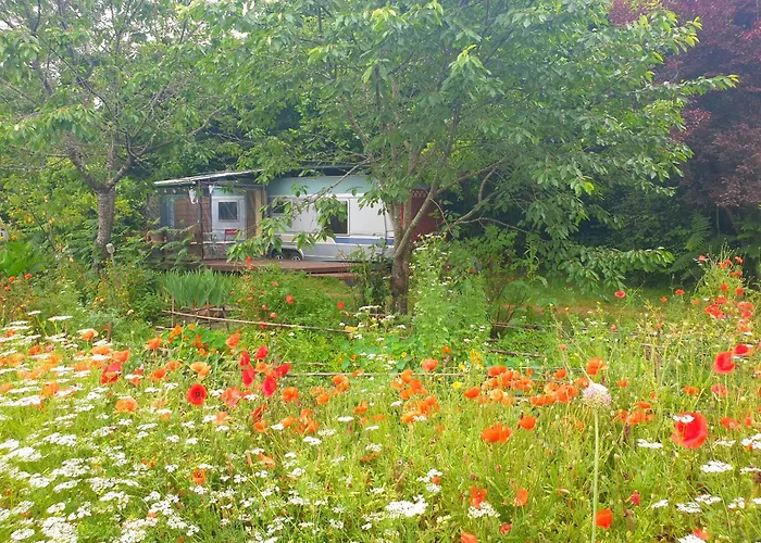 L'Ermitage au sein d'un jardin forêt près de l'océan