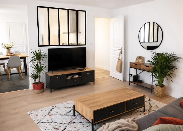 Appartement T2 lumineux et cosy au calme proche du centre avec TV et Wifi