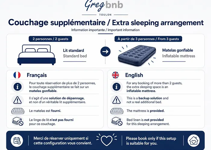 GregBnb - T2 Ancien et moderne - PARKING INCLUS - 15min Gare
