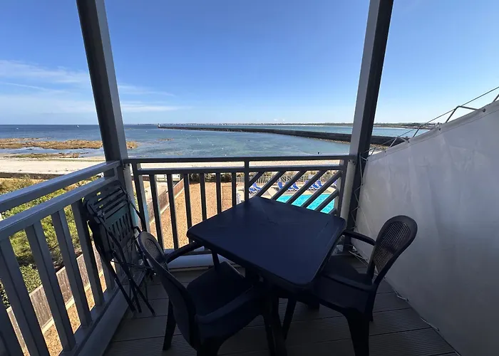 Appartement face mer Le Croisic , piscine privée et plage