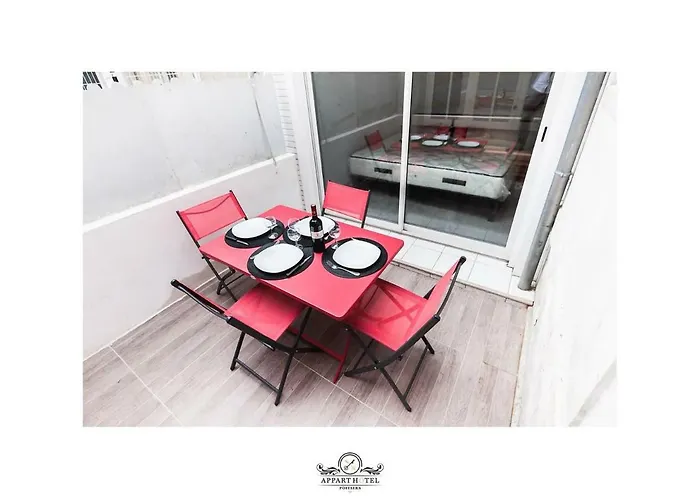 La Suite T2 40M2 Avec Terrasse 1Ch-4Pers Appart Hotel Poitiers