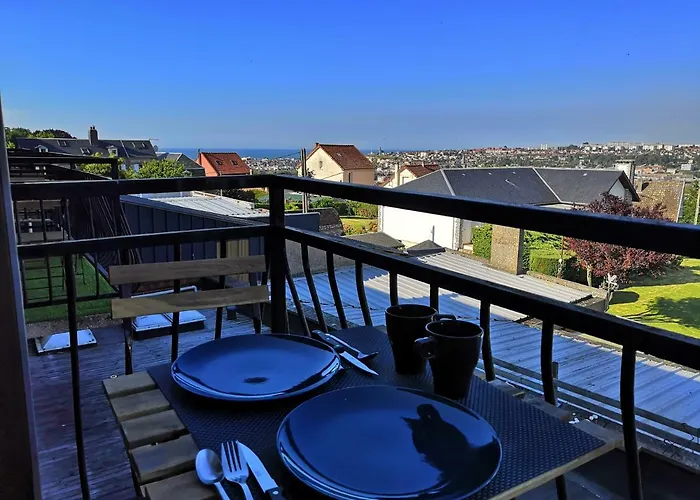 Escale Dieppe Gambetta - Appart Et Studios 2-6 Personnes Vue Ville Et Mer